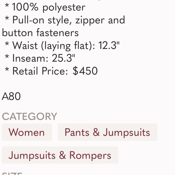 ♠️ASTR, Beautiful,Remantic Black Backless Halter Jumpsuit, POCKETS! Size S - Picture 6 of 13